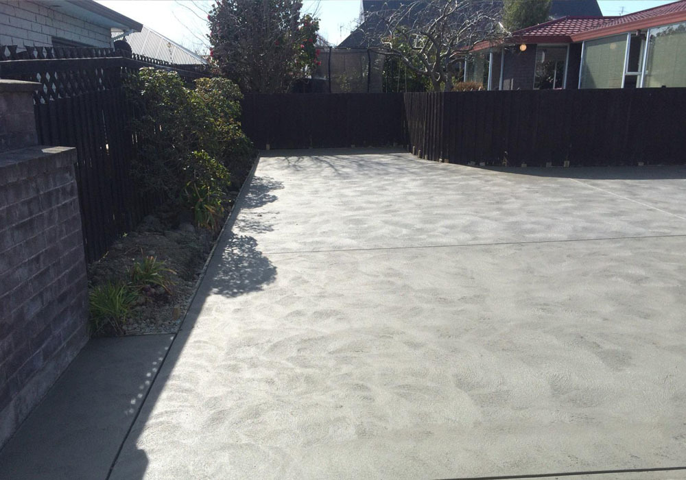 Concrete Sloped Driveway